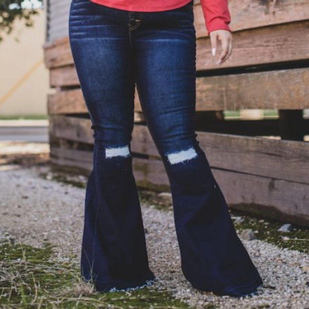 Lucky and Blessed Jeans BELLS  NWT  plus size